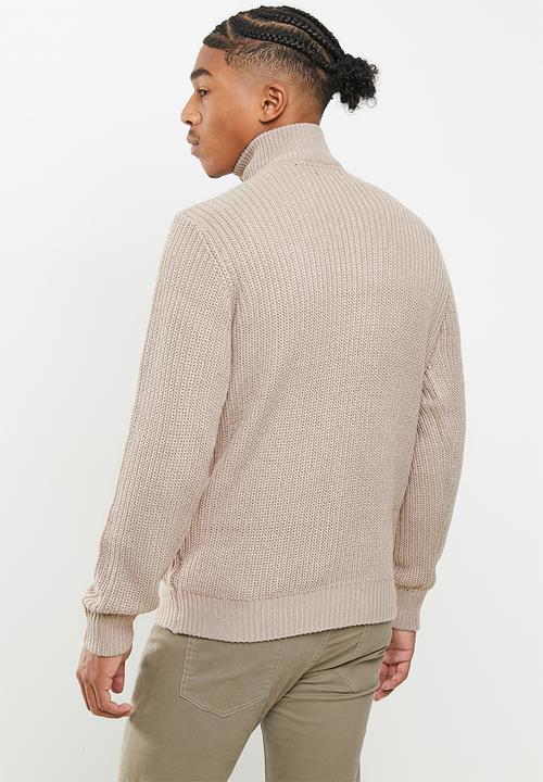 Brave Soul - Gilchrist knit - light beige