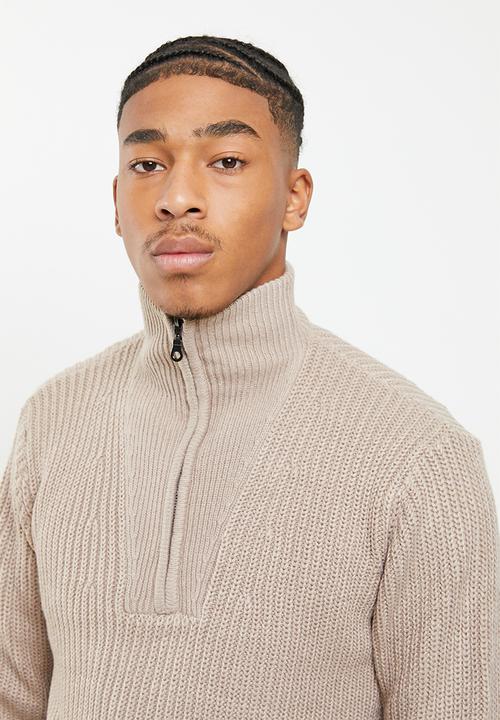 Brave Soul - Gilchrist knit - light beige