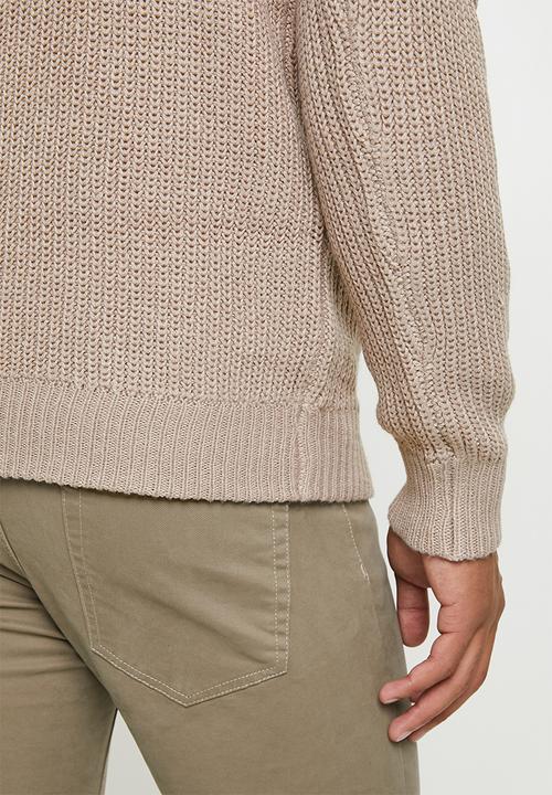 Brave Soul - Gilchrist knit - light beige