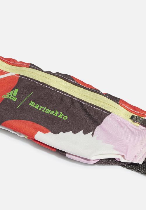 adidas Performance - Run belt mm - trail brown/blaze orange/semi solar slime
