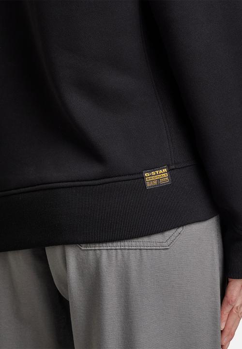 G-STAR - Premium core 2.0 hooded sweater - black