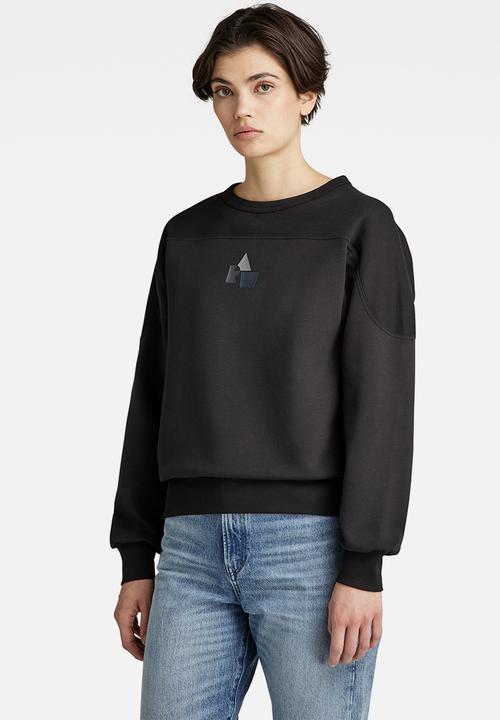 G-STAR - Graphic insert r sweat - black