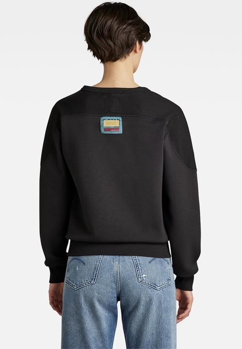 G-STAR - Graphic insert r sweat - black