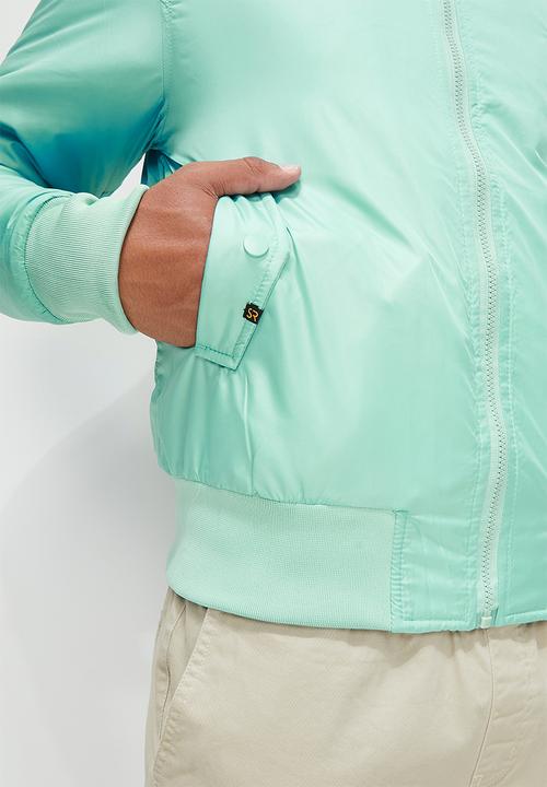 STYLE REPUBLIC - Padded ma1 bomber jacket - sage green