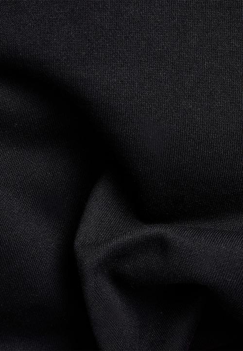 G-STAR - Graphic loose hooded sweater dress - black