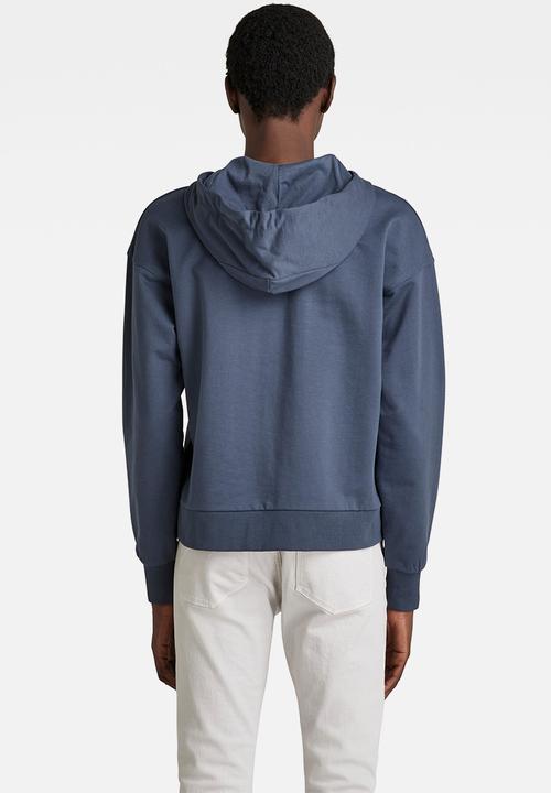 G-STAR - Hcd loose hooded sweat top - fantem blue