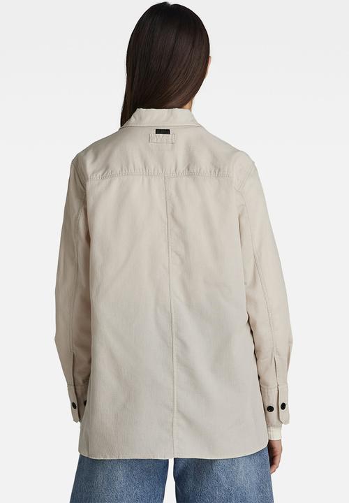 G-STAR - Officer bf long sleeve shirt - whitebait