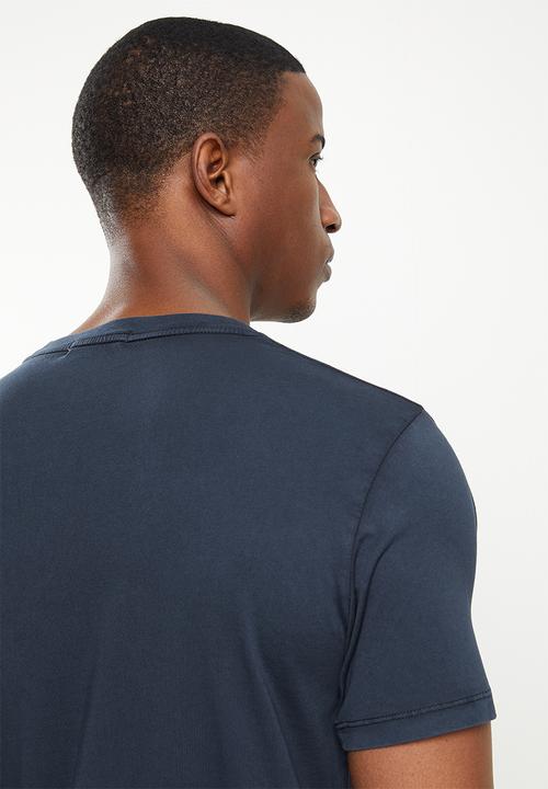 Replay - Mono logo replay tee - navy