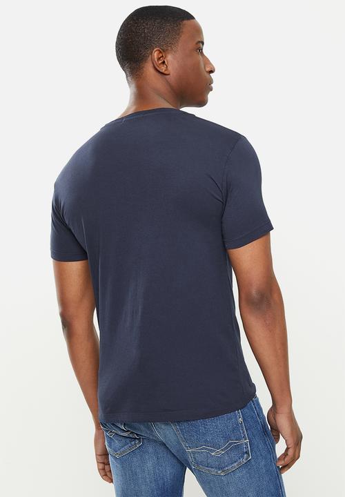 Replay - Replay side label tee - aviator blue