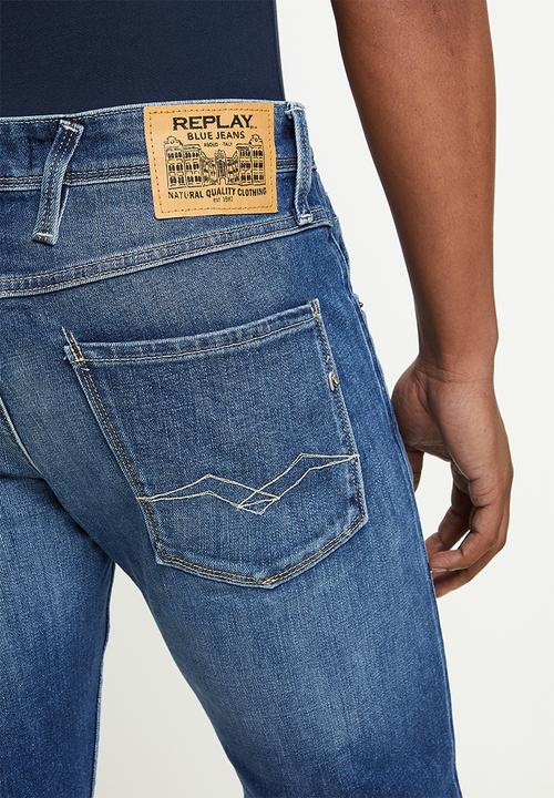 Replay - Slim fit denim jeans - blue