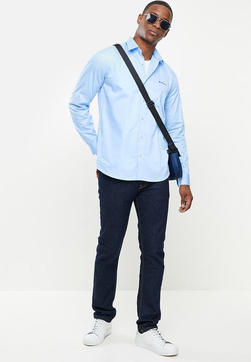 Ben Sherman - Ben shirt - sky