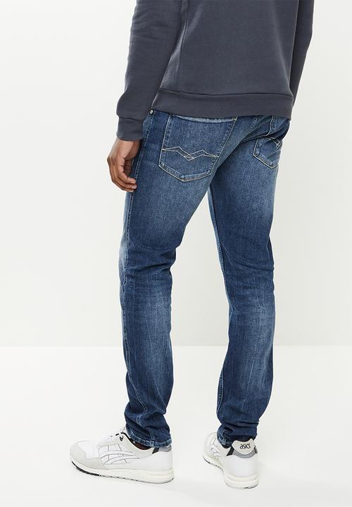 Replay - Slim fit jeans - mid blue 