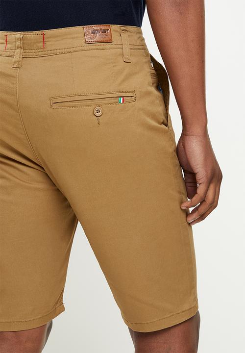 SOVIET - M raffaello cotton short  - caramel