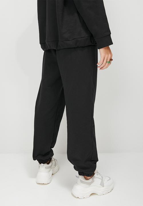 Blake - Co-ord graphic print jogger - black