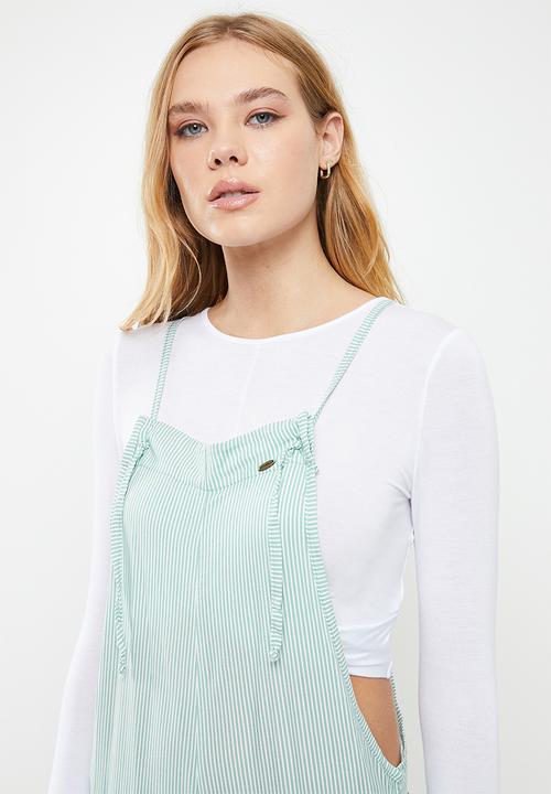 O'Neill - Ray jumpsuit - green stripe