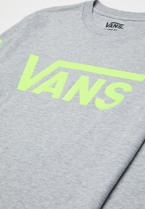 Vans - Vans classic sleeve check long sleeve boys - grey 