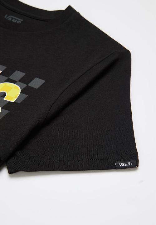 Vans - Vans checks short sleeve boys - black
