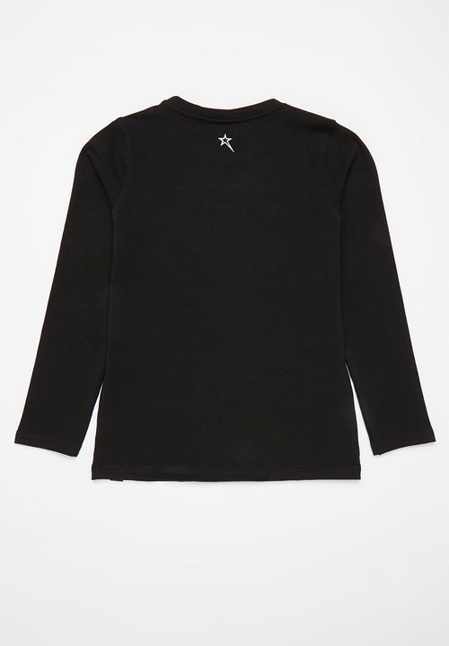 SOVIET - B hirving boys long sleeve logo tee - black
