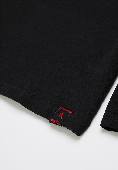 SOVIET - B hirving boys long sleeve logo tee - black