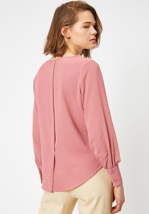 Koton - Long sleeve blouse - pink