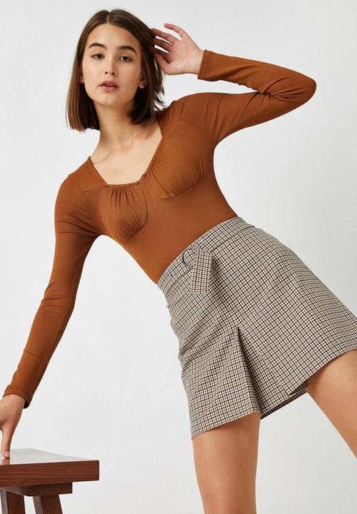 Koton - Long sleeve T-shirt - brown
