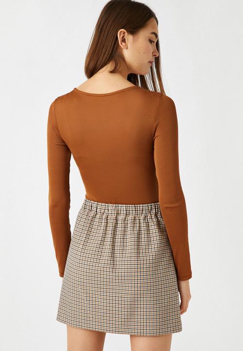 Koton - Long sleeve T-shirt - brown