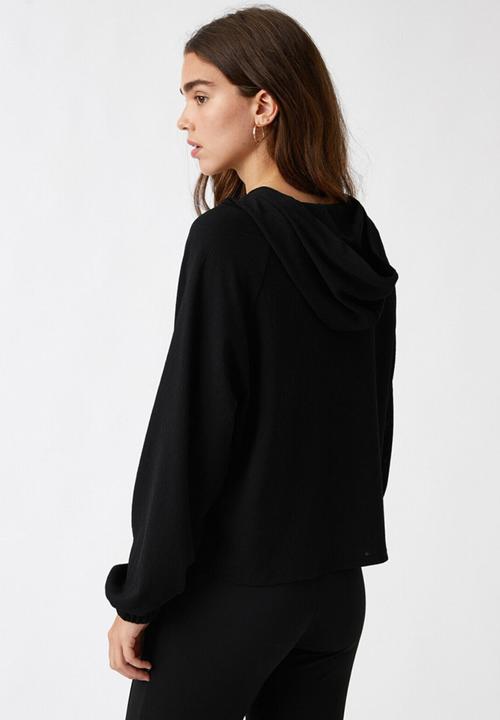 Koton - Hooded sweatshirt - black