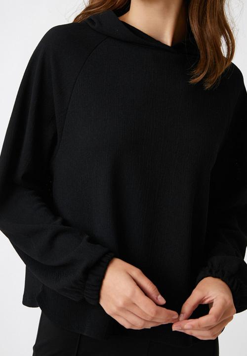 Koton - Hooded sweatshirt - black