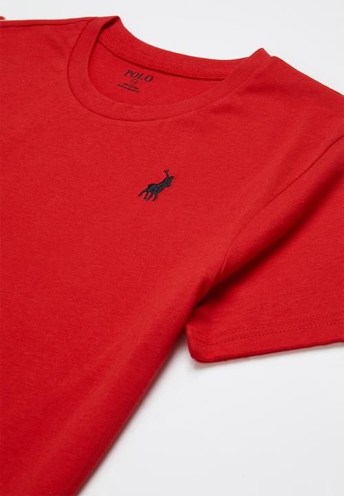 POLO - Boys classic short sleeve tee - red