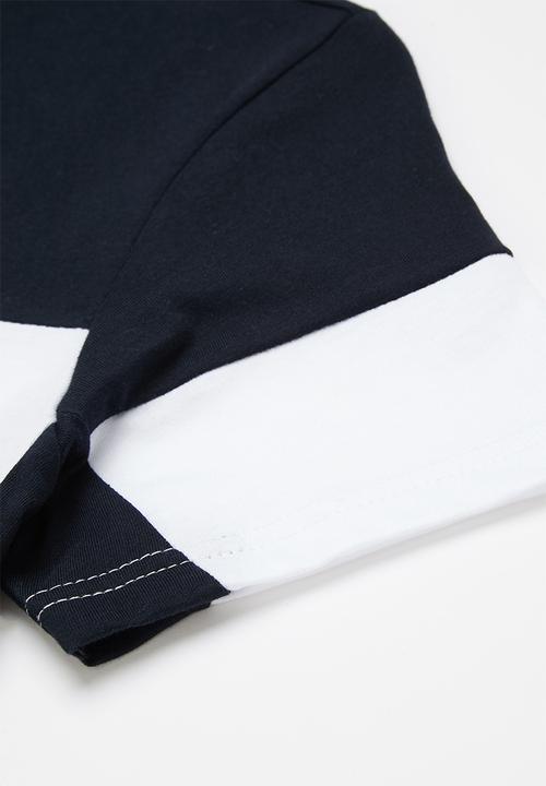 POLO - Boys colour blocked short sleeve tee - navy
