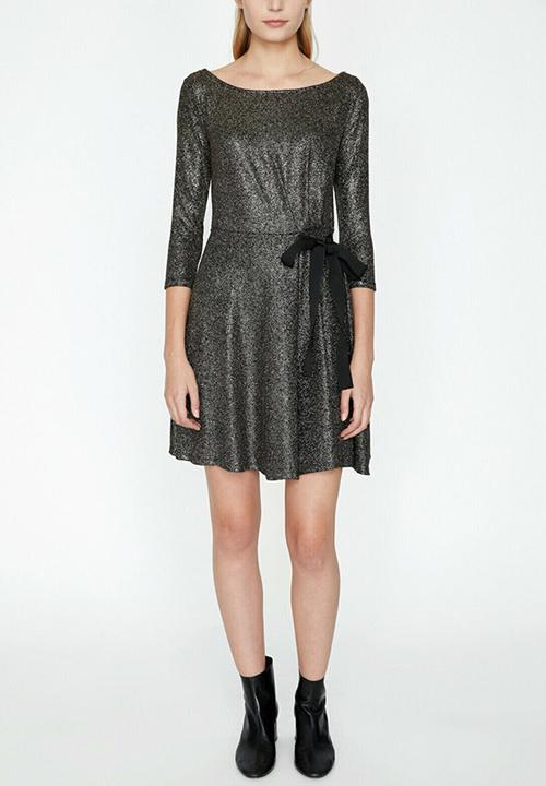 Koton - Crew neck mini dress - black