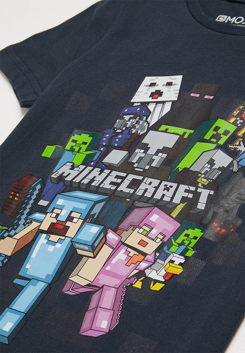 Rebel Republic - Minecraft crafty cluster tee - navy