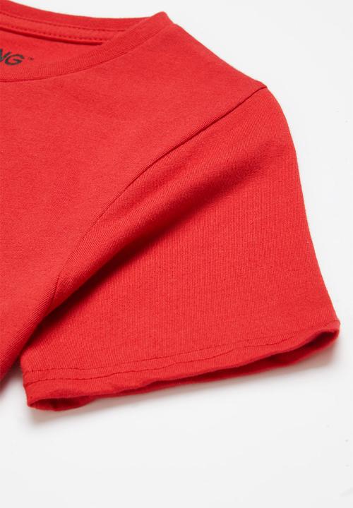 Rebel Republic - Minecraft like a boss tee - red