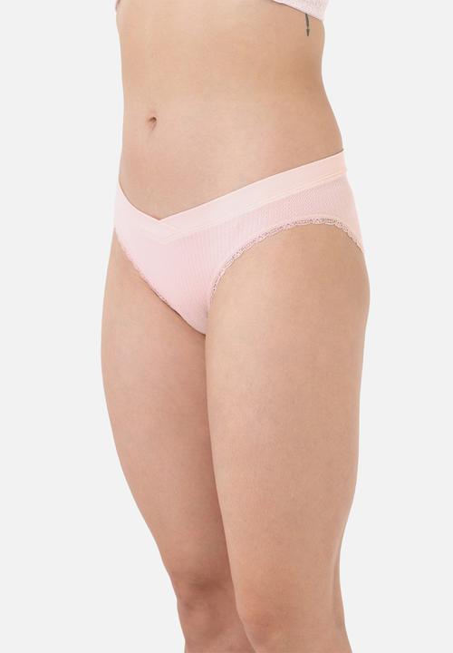 DORINA - Galena 2 pack brief classic - pink & ivory
