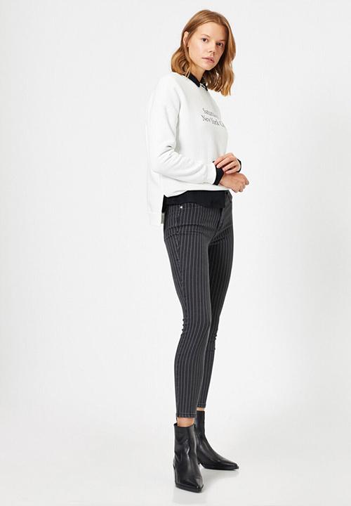 Koton - Slim fit denim jegging look jeans - black