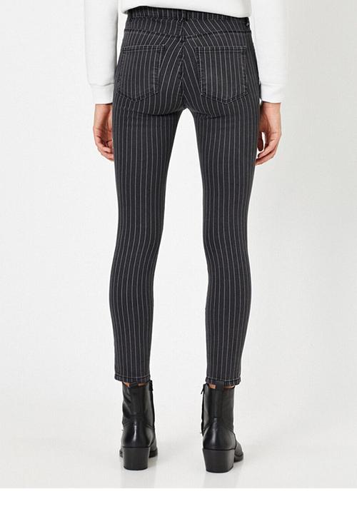 Koton - Slim fit denim jegging look jeans - black