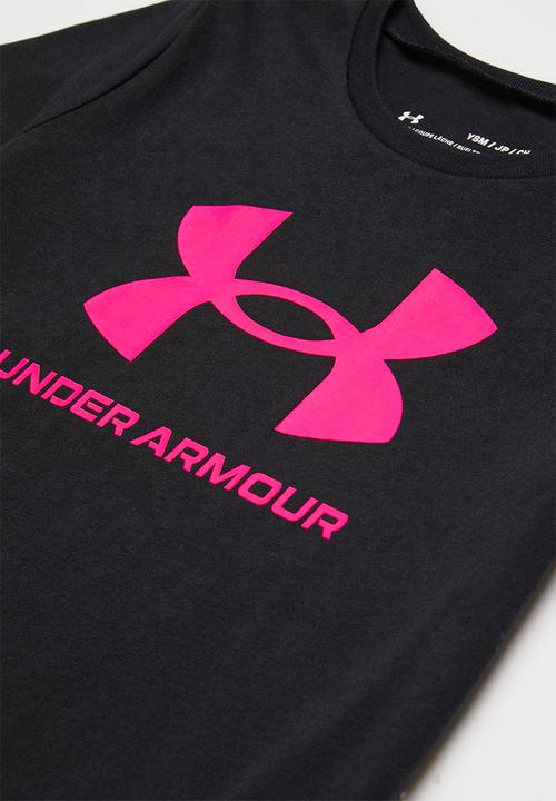 Under Armour - Live sportstyle graphic short sleeve - black/pink