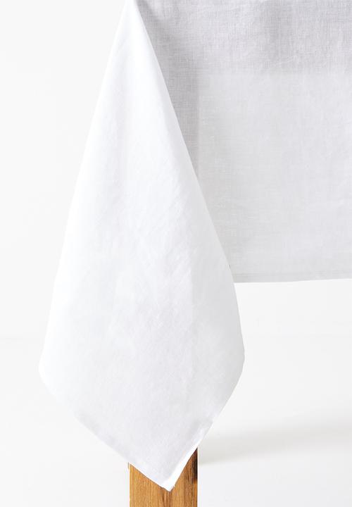 Sixth Floor - Suri linen tablecloth - white