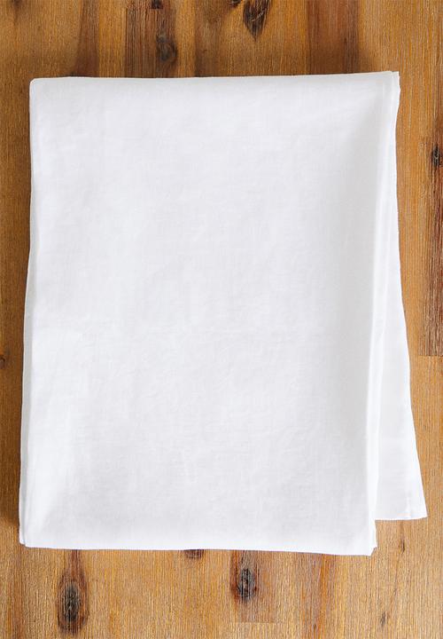 Sixth Floor - Suri linen tablecloth - white
