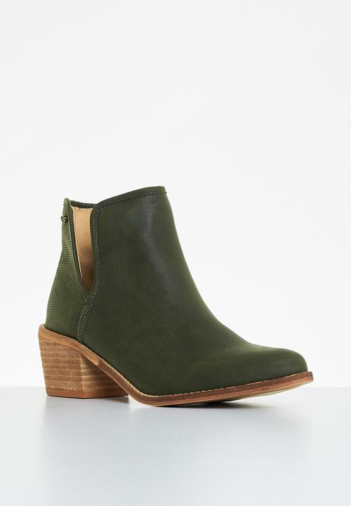 Miss Black - Cooper1 ankle boot - olive