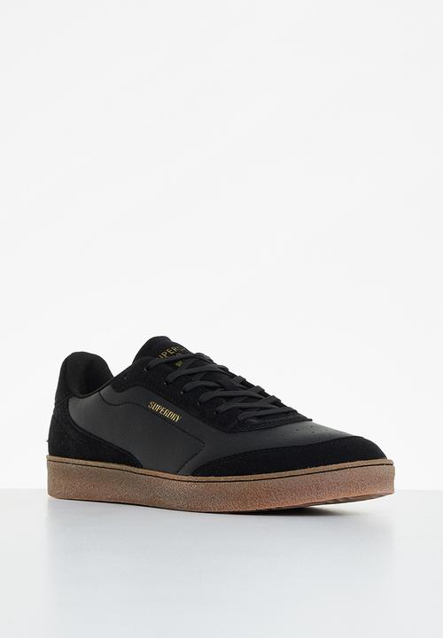 Superdry. - Vegan retro sleek trainer - black