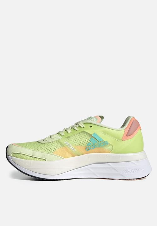 adidas Performance - Adizero boston 10 w - almost lime/mint rush/light flash orange