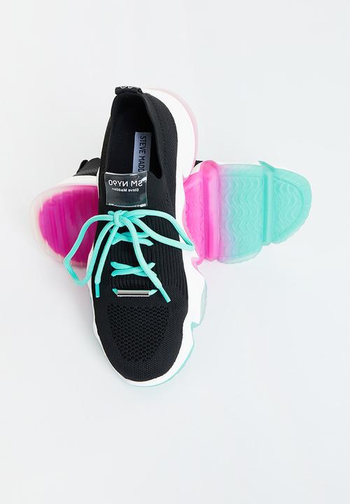 Steve Madden - Cityscape sneaker - black/mint