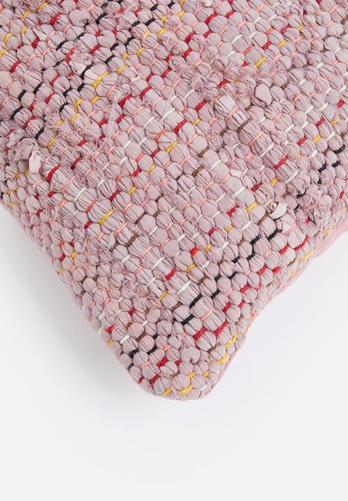 Sixth Floor - Okra chindi cushion cover - multi