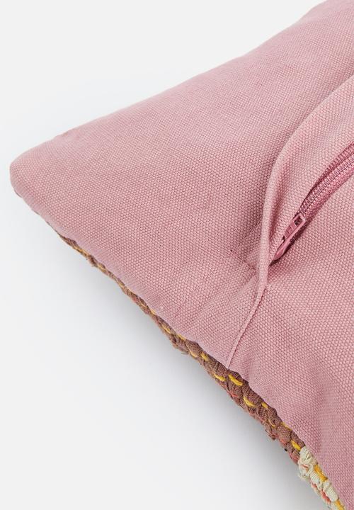 Sixth Floor - Okra chindi cushion cover - multi