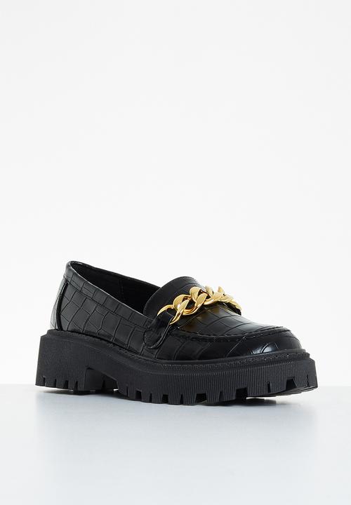 Madison® - Margoret chunky chain loafer - black