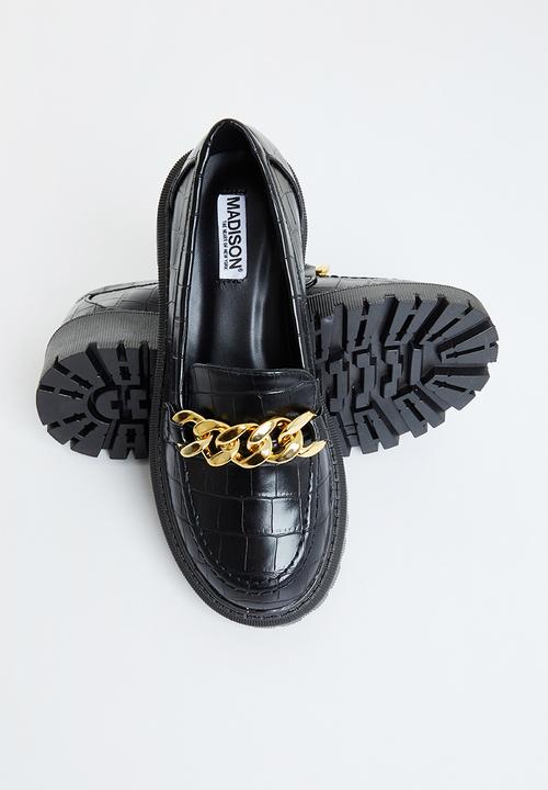 Madison® - Margoret chunky chain loafer - black