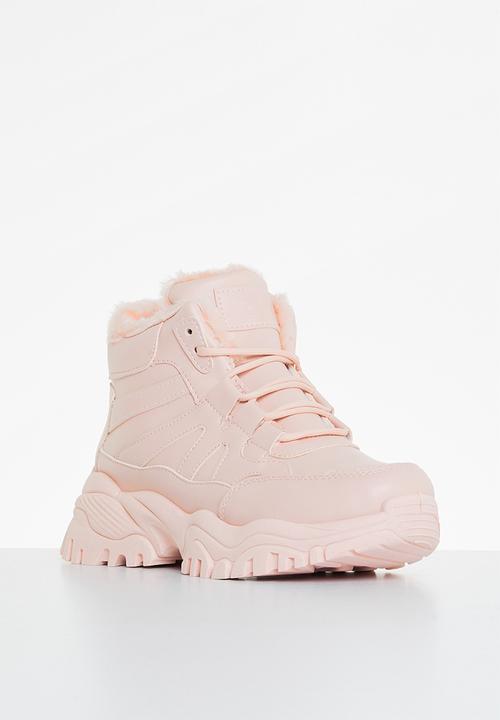 Tom Tom - Chunky hiking boot - pink