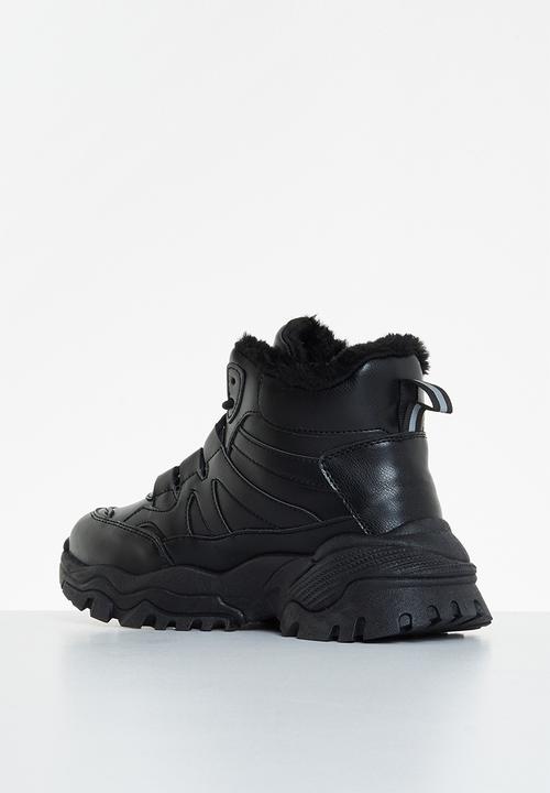 Tom Tom - Chunky hiking boot - black