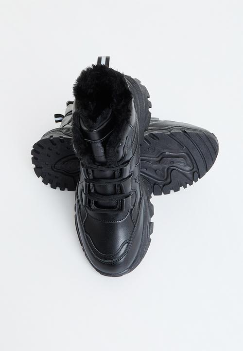 Tom Tom - Chunky hiking boot - black